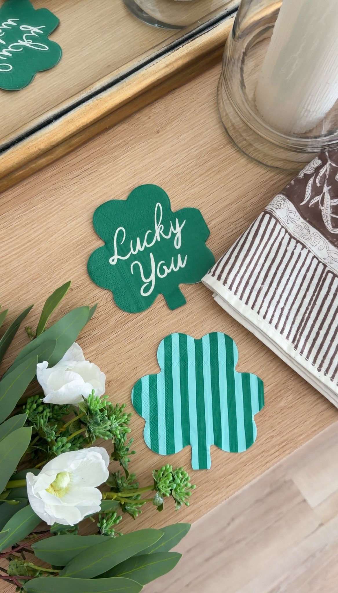 Saint Patrick’s day lucky game night party 🍀 

My CODE JamieT10 for 10% off at My Minds Eye 

#LTKHome