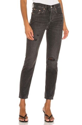 LEVI'S 501 Skinny in Black Stick from Revolve.com | Revolve Clothing (Global)