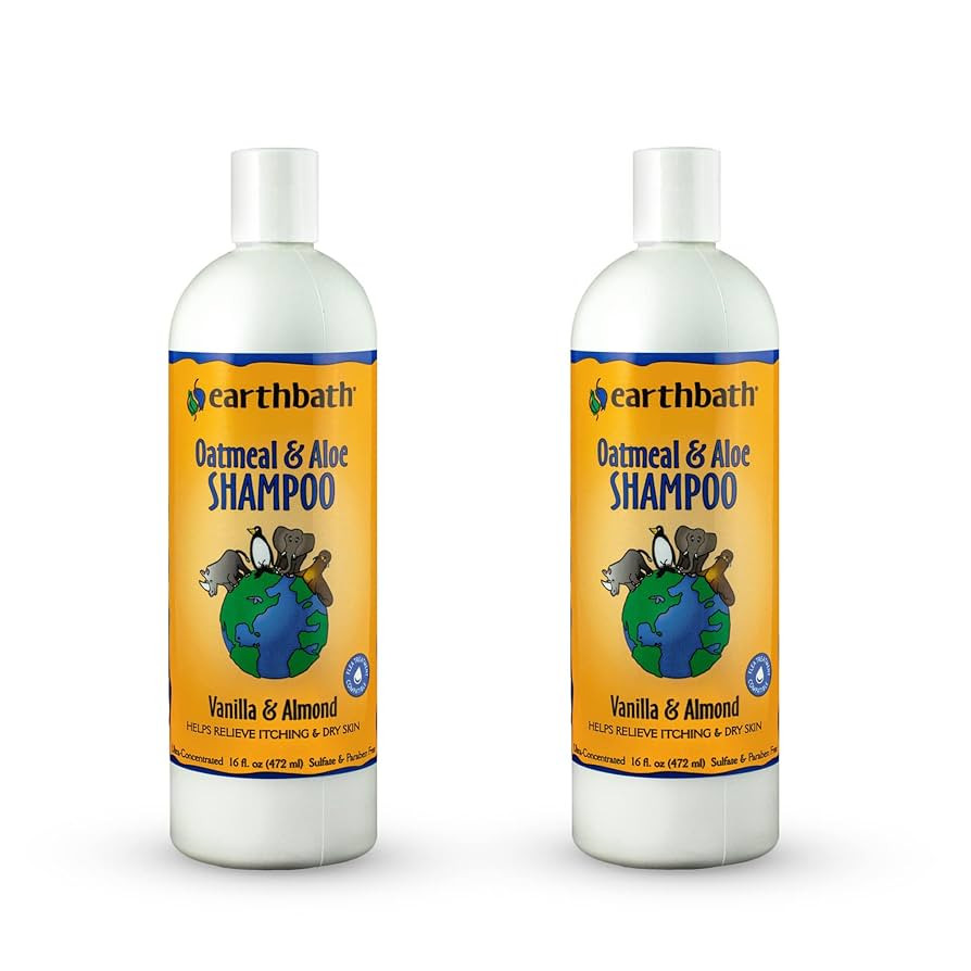 earthbath Oatmeal & Aloe Dog Shampoo - Oatmeal Shampoo for Dogs, Dry Itchy Skin Relief, Hypoaller... | Amazon (US)