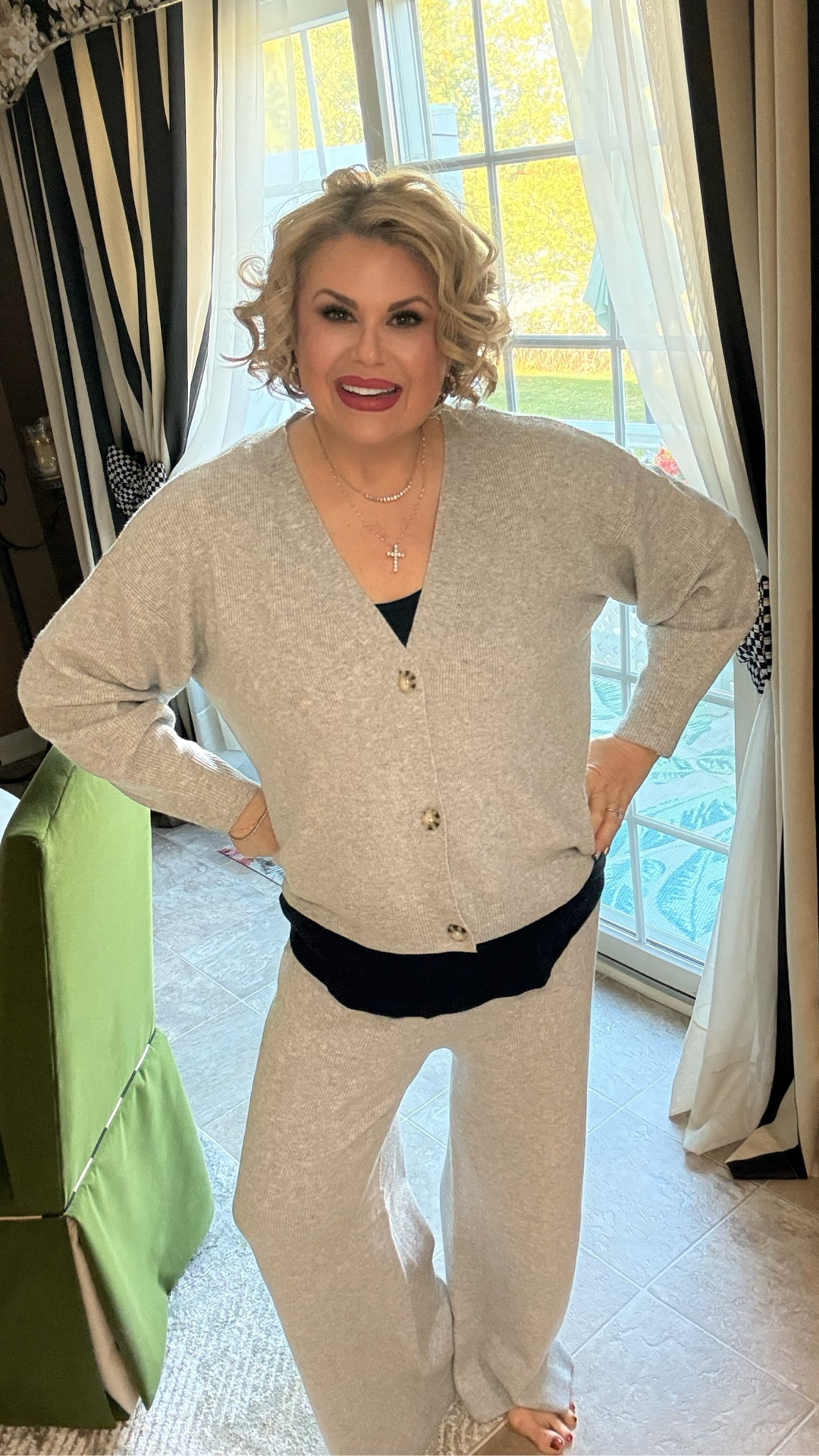 This matching set from Target by Auden is so soft & comfy. I am living for the soft vibes this fall. 
I am 5’9” & these pants are the perfect length. I am wearing an XL pants & XXL sweater top. I am usually a size 16/18. 
Feels super luxe & high end but for a fraction of the price. Allowing you to be bougie on a budget! 
Xoxo 💋 Happy Shopping 🛍️ 

#LTKPlusSize #LTKMidsize #LTKFindsUnder50