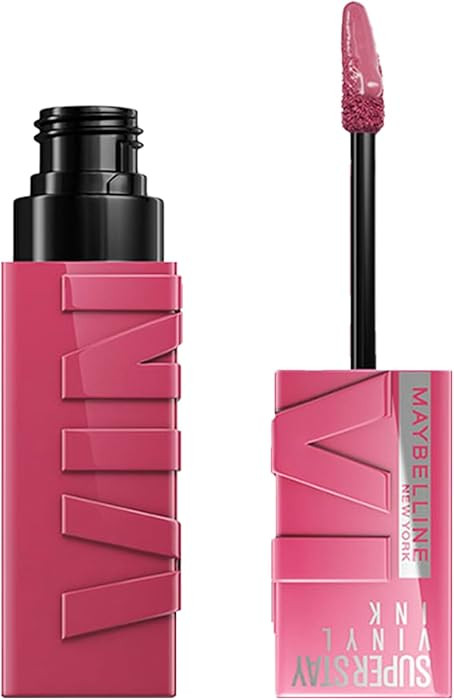 Maybelline Super Stay Vinyl Ink Longwear No-Budge Liquid Lipcolor Makeup, Highly Pigmented Color ... | Amazon (US)