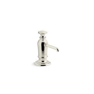 Artifacts Soap/Lotion Dispenser in Vibrant Polished Nickel | The Home Depot