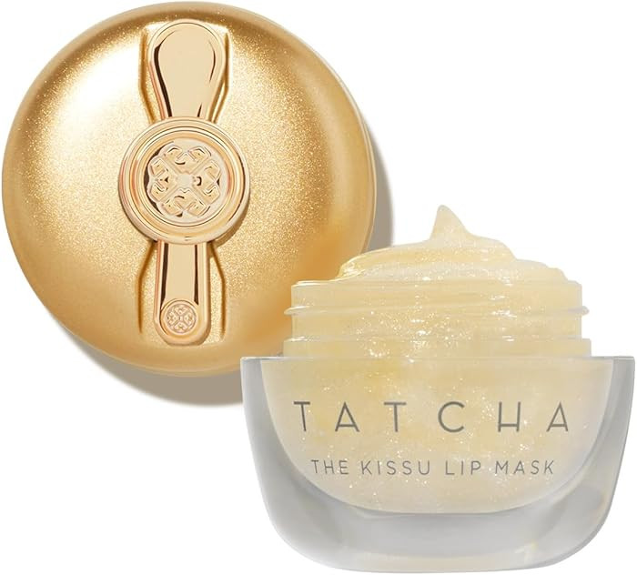 TATCHA The Kissu Gold Leaf Lip Mask | Limited-Edition Restorative Shimmery Lip Mask - Visibly Plu... | Amazon (US)