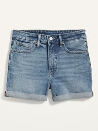 High-Waisted O.G. Straight Jean Shorts for Women -- 3-inch inseam | Old Navy (US)