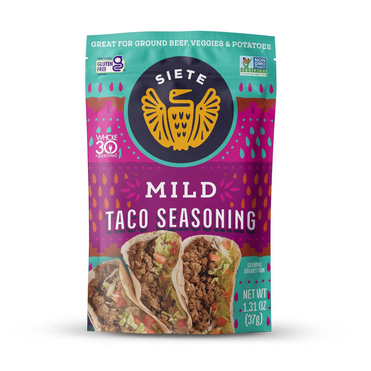Siete Mild Taco Seasoning - 1.31oz | Target
