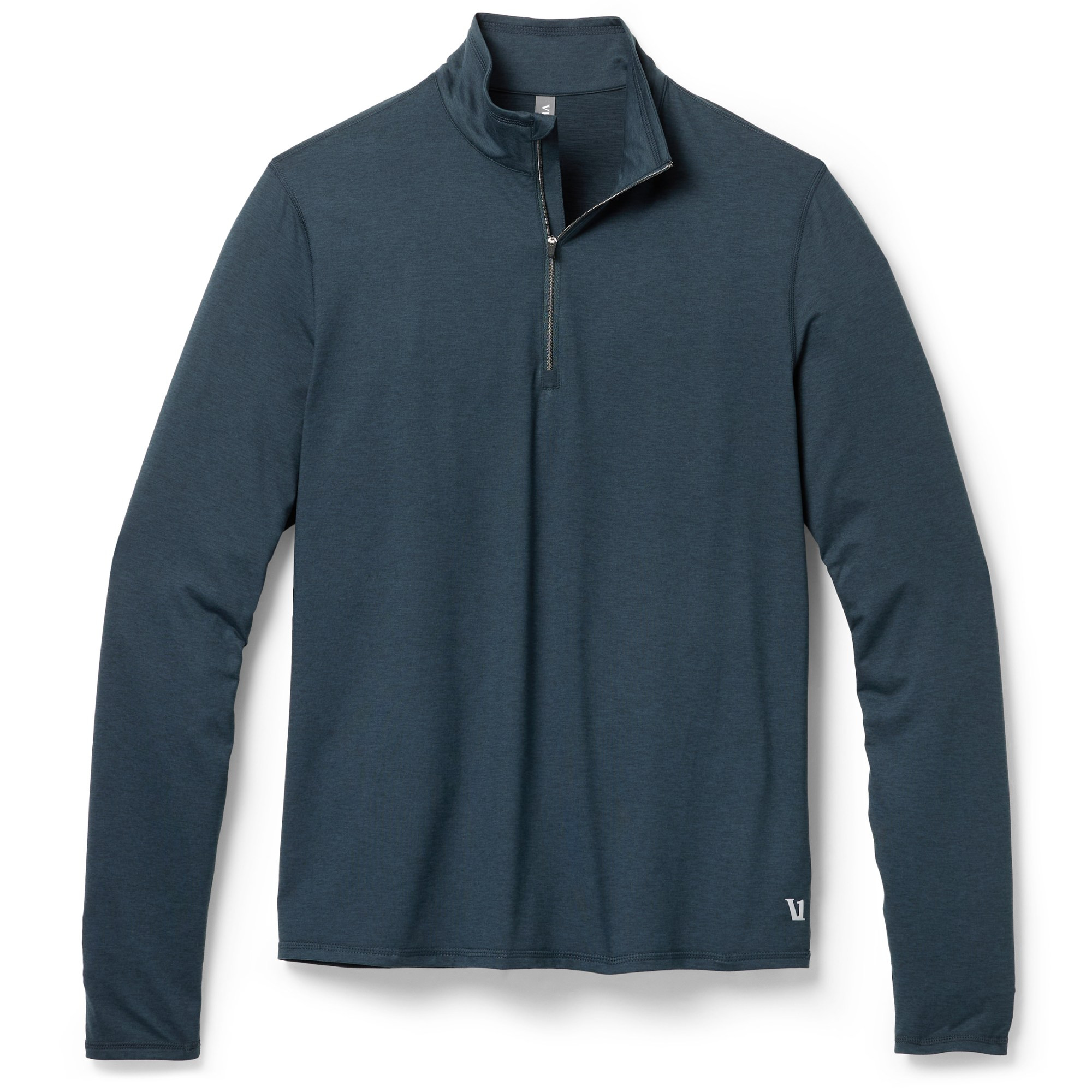 Vuori Men's Ease Performance Half-Zip 2.0 Pullover Blue S | REI