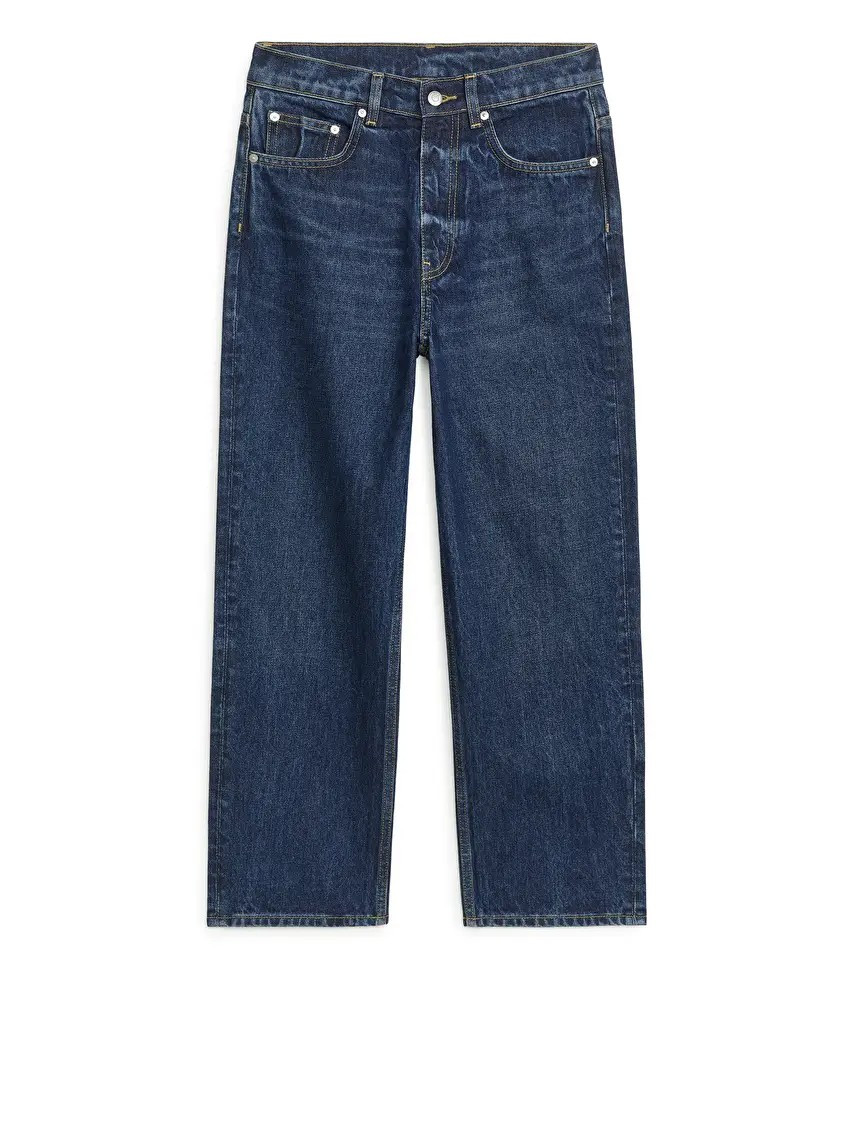 STRAIGHT CROPPED Non-Stretch Jeans | ARKET (US&UK)
