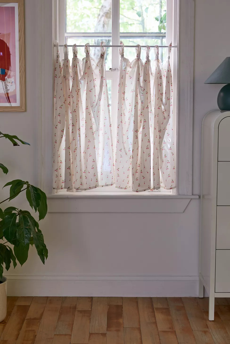 Printed Café Curtain - Set Of 2 | Urban Outfitters (US and RoW)