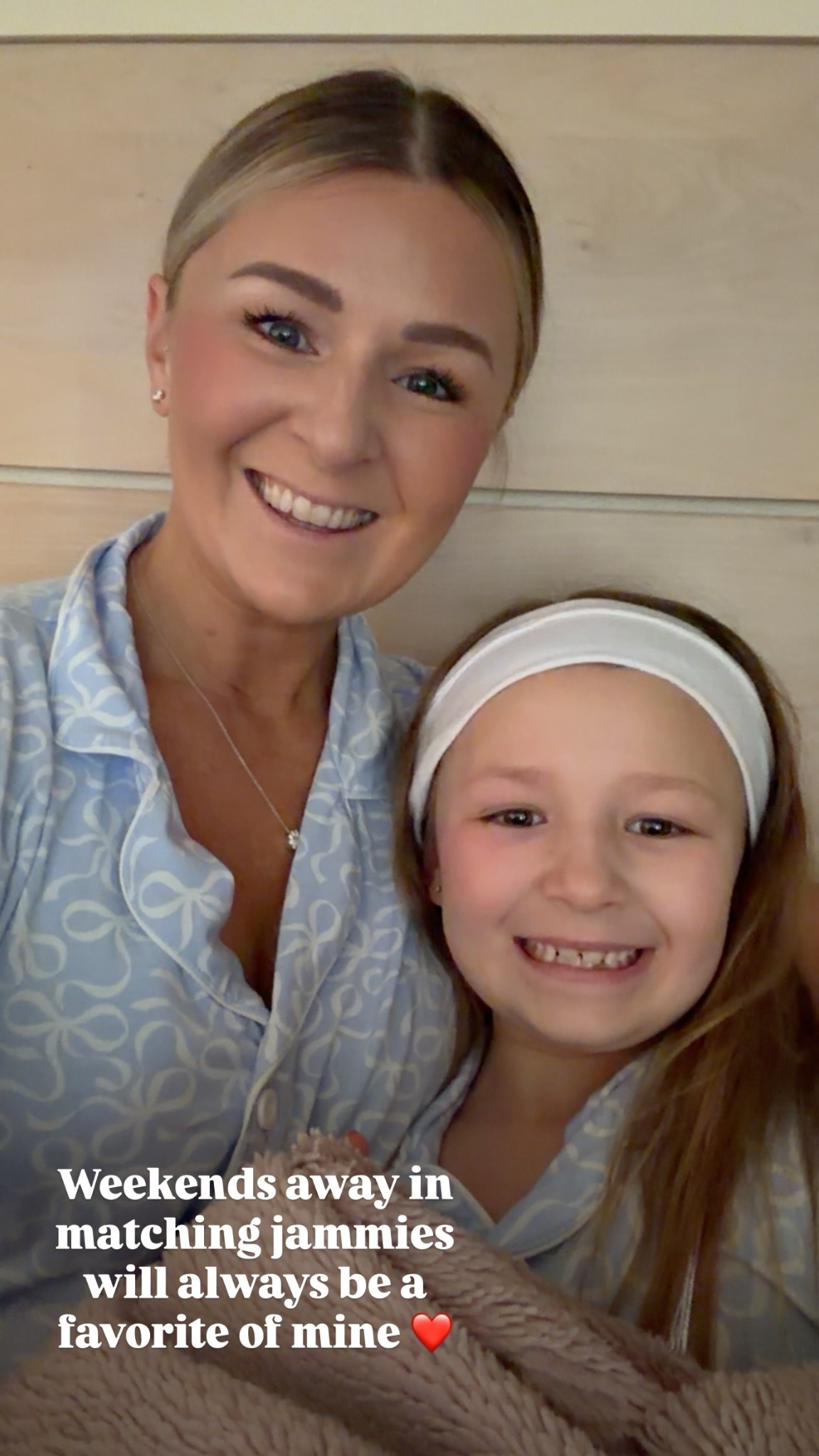 Weekends away in matching jammies 
will always be a 
favorite of mine ❤️