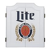Trademark Games Vintage Miller Lite Dartboard Set with Chalk Board Scoreboards | Amazon (US)