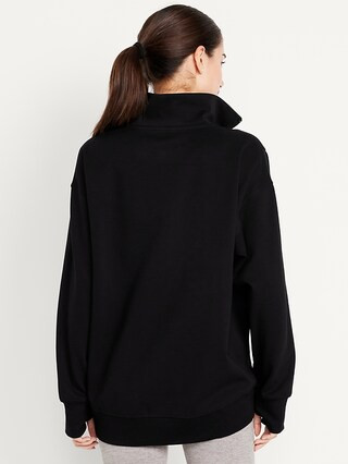 Dynamic Fleece Half-Zip Tunic Sweatshirt | Old Navy (US)