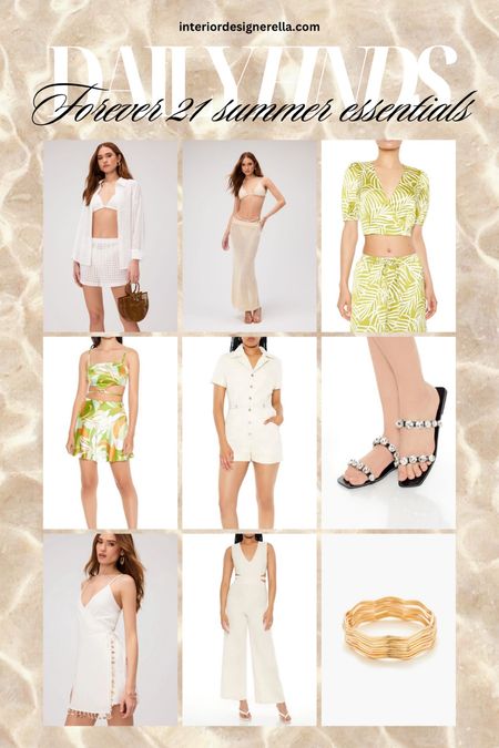 Shop these new summer essential looks from forever 21! Scroll down to shop! XO!

#LTKSeasonal #LTKFindsUnder50 #LTKStyleTip