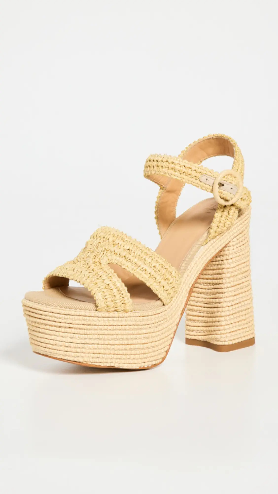 Adriana Raffia Heel Sandals | Shopbop