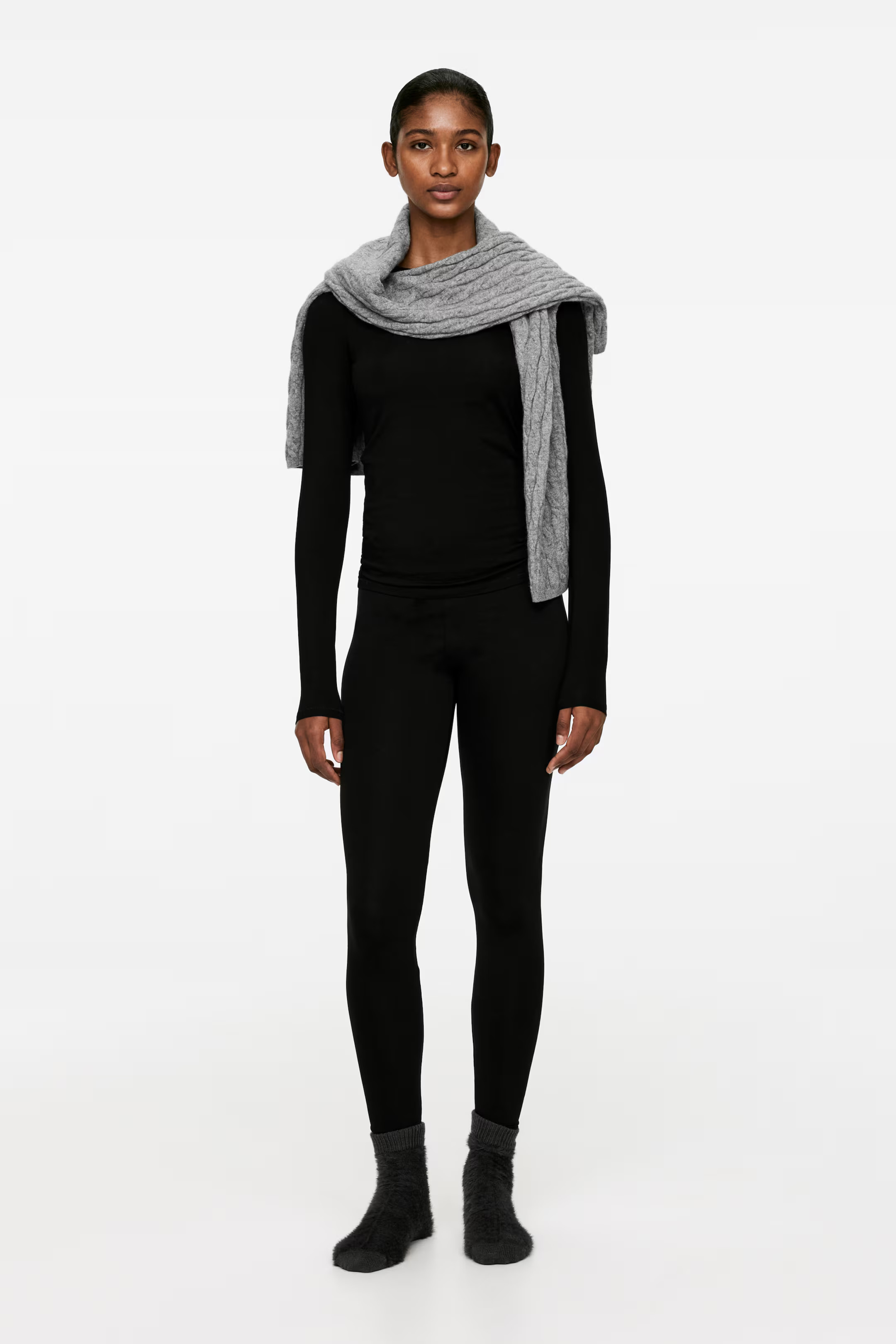 Weiche Stretch-Leggings | H&M (DE, AT, CH, NL, FI)
