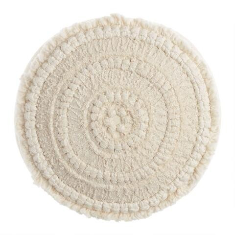 Tufted Concentric Circle Throw Pillow | World Market