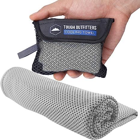 Cooling Towels - Sweat Rag & Towel for Gym, Workout, Running, Golf, Yoga - Head & Neck Cooling Wr... | Amazon (US)