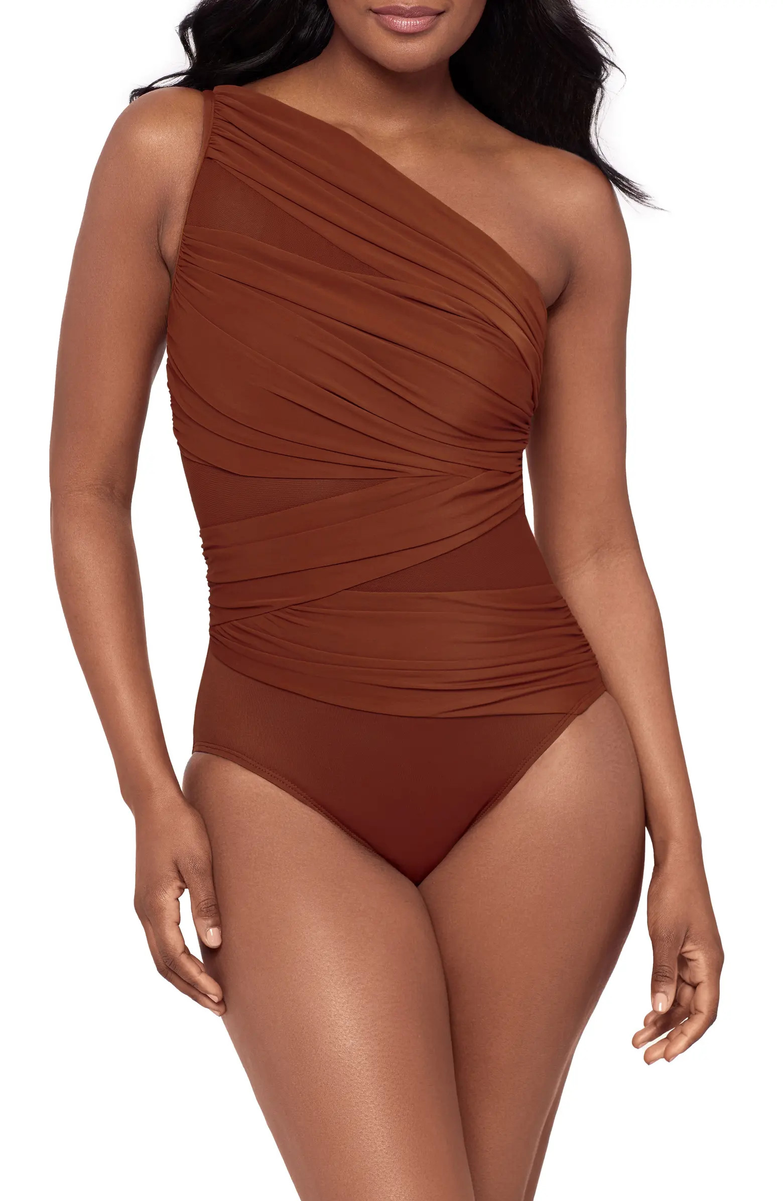 Jena One-Shoulder One-Piece Swimsuit | Nordstrom