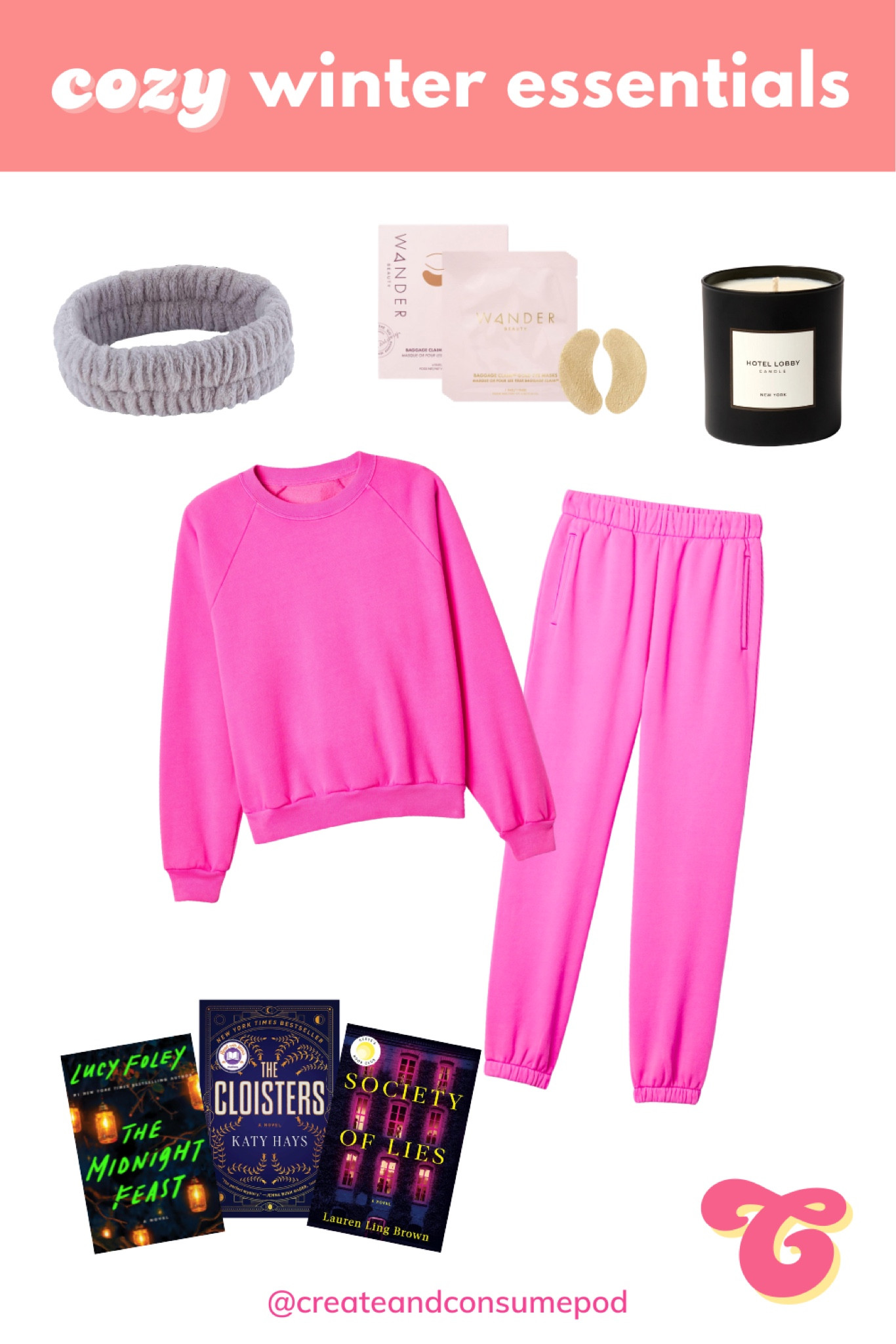 Winter essentials for a cozy night in at home—the coziest sweat set a fancy candle and some good mystery books will help you romanticize evenings at home 

#LTKHome #LTKFindsUnder100