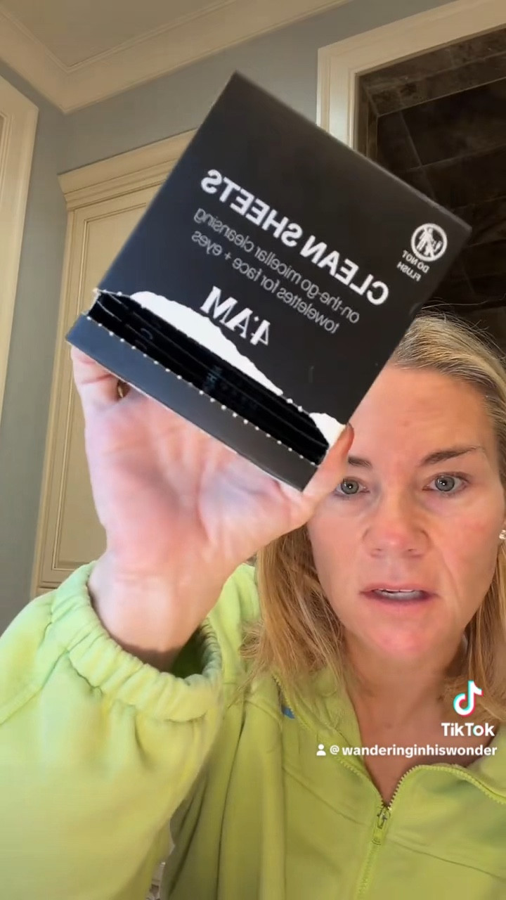 You know those days when you leave the house at 5am and don’t get back until dinner?
Gym ➡️ work ➡️ errands ➡️ kid pickup ➡️ life.

That’s exactly why I keep 4AM Sheets everywhere.

• In my gym bag (my Burn girls get it 😅)
• In my car
• In my carry-on for work trips
• Even in my purse for those “I just need to feel human again” moments

They’re not your typical face wipes. One sheet and it’s a full refresh. Sweat, makeup, long day energy… gone. Skin feels clean, not stripped.

And yes… they are ELITE for travel. Business trips. Weekend getaways. Or that long international flight when you wake up feeling like you’ve been living in recycled air for 12 hours.

It’s the easiest glow-up in 30 seconds.

If you’re constantly on the go like me, you need these in your routine. Stock up and keep them everywhere. You’ll use them way more than you think. ✨