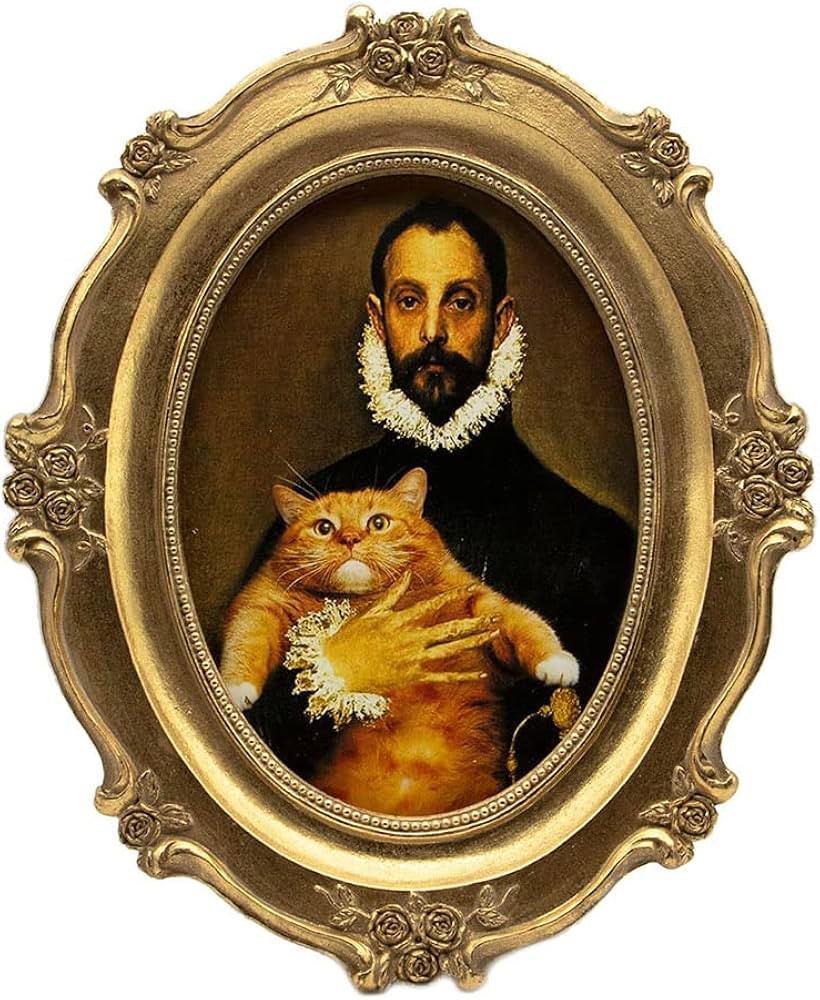 SIKOO Vintage Picture Frame 4X6 Antique Ornate Gold Oval Picture Frame Tabletop and Wall Mount An... | Amazon (US)