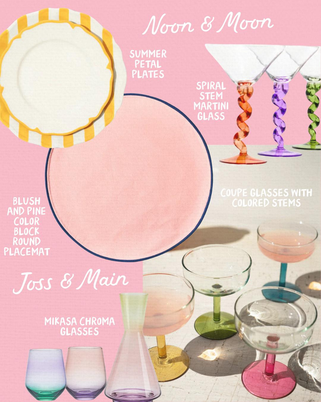 JAN FAVES: This fabulous dishware & glassware from Noon & Moon and Joss & Main!!  

 #LTKHome