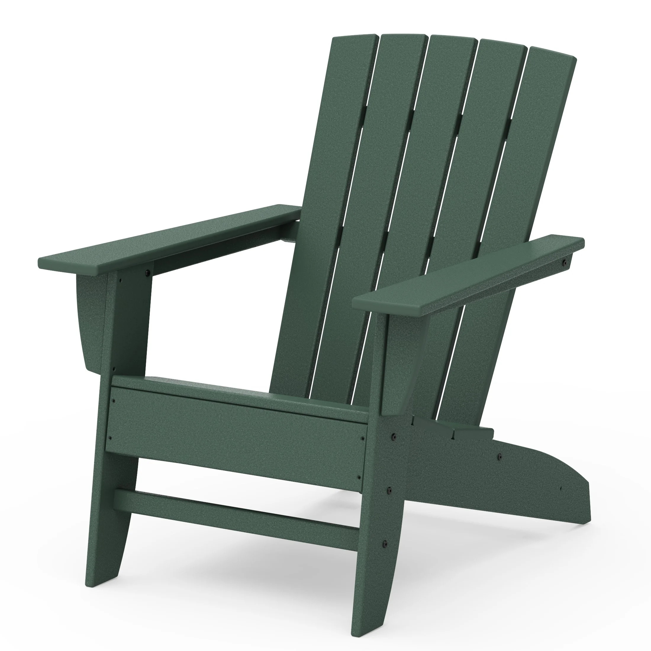 Better Homes & Gardens Southlake Outdoor Modern Adirondack Chair, All-Weather HDPE, Patio Seat, G... | Walmart (US)