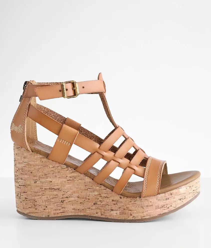 Piper Stacked Wedge Sandal | Buckle