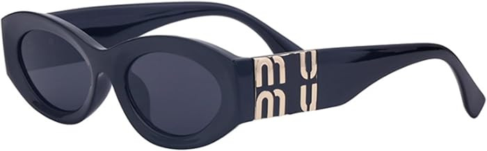 Female Personality Small Oval Sunglasses: UV Protection,r for Photography, Driving, Partying, Running, Traveling | Amazon (US)