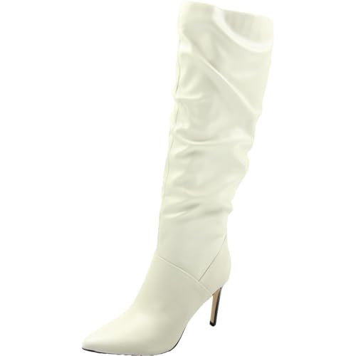 Nine West Women's Perino Boot, Cream 150, 8.5 | Amazon (US)