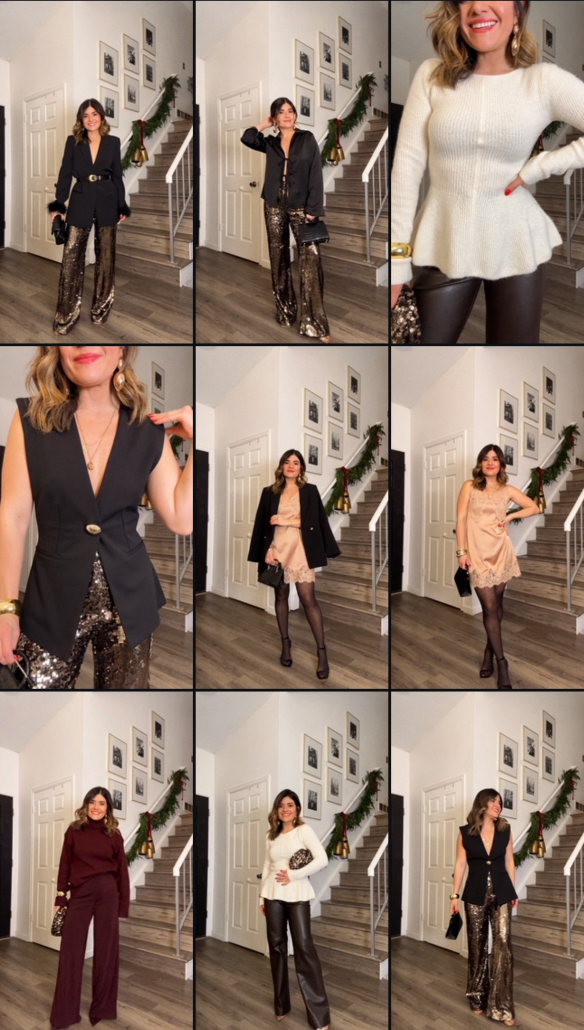 Take up to 30% off these chic styles via H&M! 
They all run tts. Order your regular size. 
Sequin pants size 4
Lace dress size small
Black sleeveless top size small
White sweater size xs
Black top with front bows size small. From Amazon.


#LTKFindsUnder50 #LTKHoliday #LTKootd