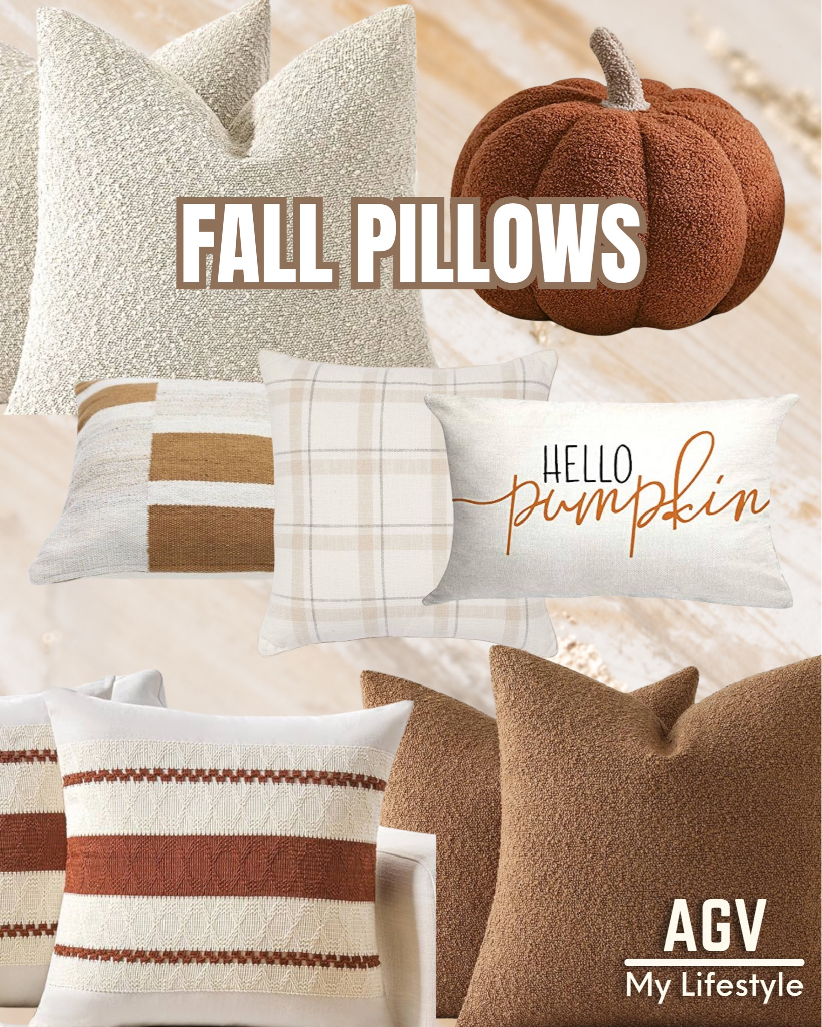 Cozy up your space for fall with these beautiful, seasonal pillows! 🍂 Perfect for adding warmth and autumn vibes to your home decor.

Pillows, throw pillows, fall decor, fall styling

#falldecor #fallstyling #throwpillow #fallpillows #fallhomedecor #livingroom #bedroom #cozyhome #neutraldecor #neutralhomedecor

#LTKSeasonal #LTKHome #LTKFindsUnder50