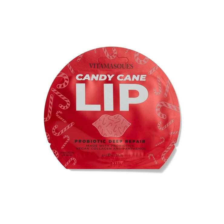 Vitamasques Candy Cane Lip Mask - 0.1 fl oz | Target