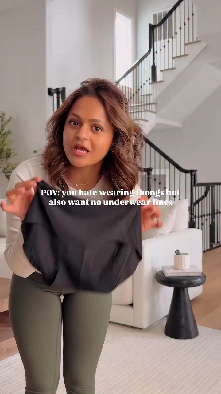 are you team thongs or team seamless? 

#seamlessunderwear #comfortableunderwear #thongs