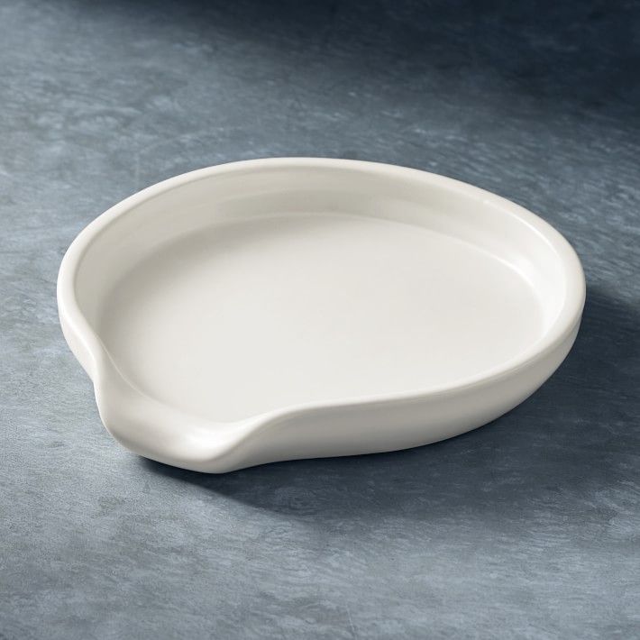 Williams Sonoma Open Kitchen Matte Ceramic Spoon Rest | Williams-Sonoma