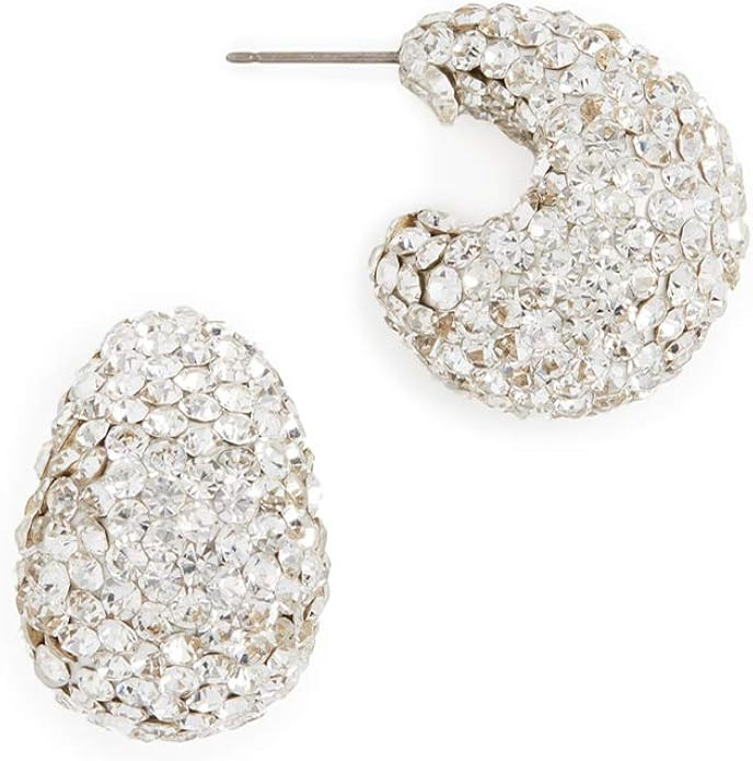 Kate Spade New York Women's Clay Pave Huggie Earrings | Amazon (US)