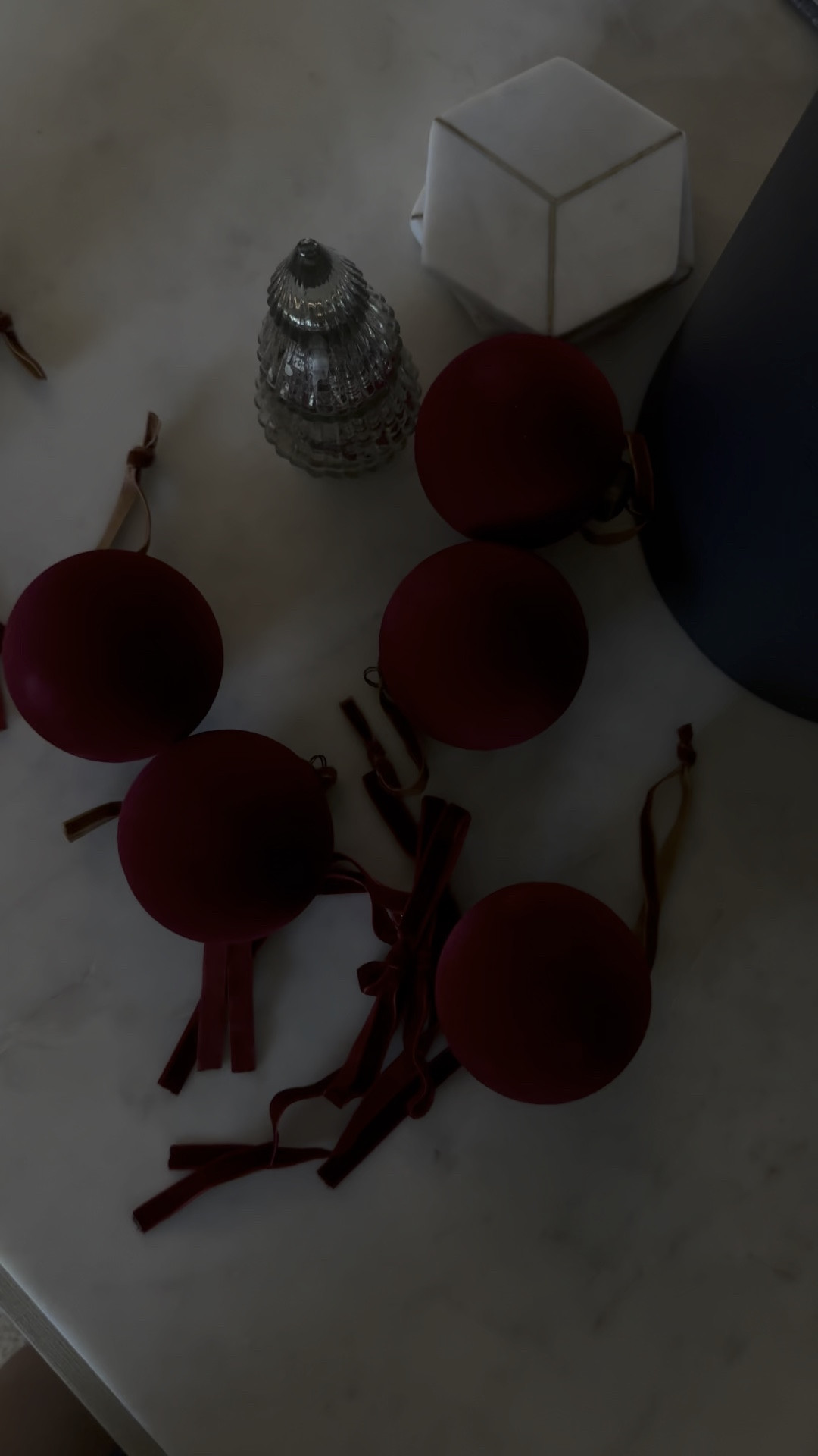 The most perfect wine red ornaments and bows for the Christmas tree! Trending color of the season 🌲

#LTKHoliday #LTKHome