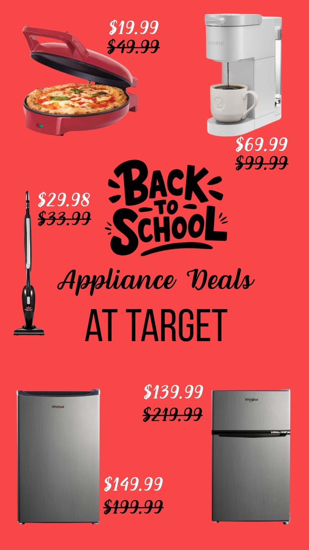 College classes start so soon! There’s no better time to stock up on last minute deals for your dorm or student apartment - including on appliances like mini fridges, coffee makers, and vacuums (trust me, you’ll need all of these things)! Shop back to school Target deals now and thank me later!

#LTKSeasonal #LTKFindsUnder100 #LTKSaleAlert
