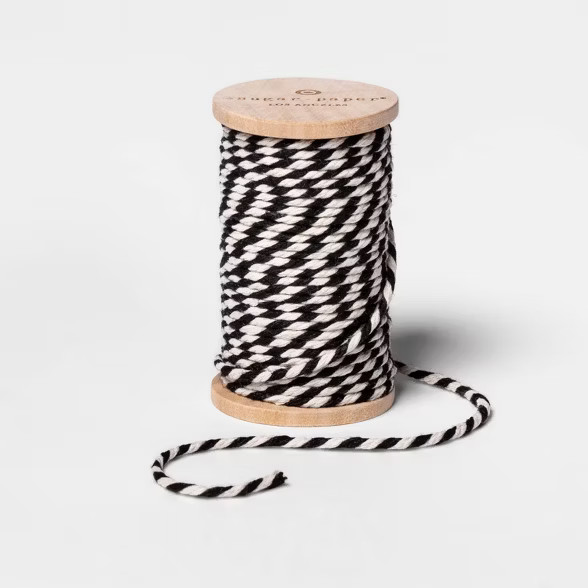 Black & White Twine Twine 5yd - sugar paper™ | Target