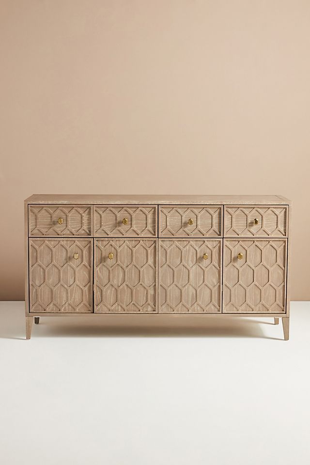 Textured Trellis Buffet | Anthropologie (US)