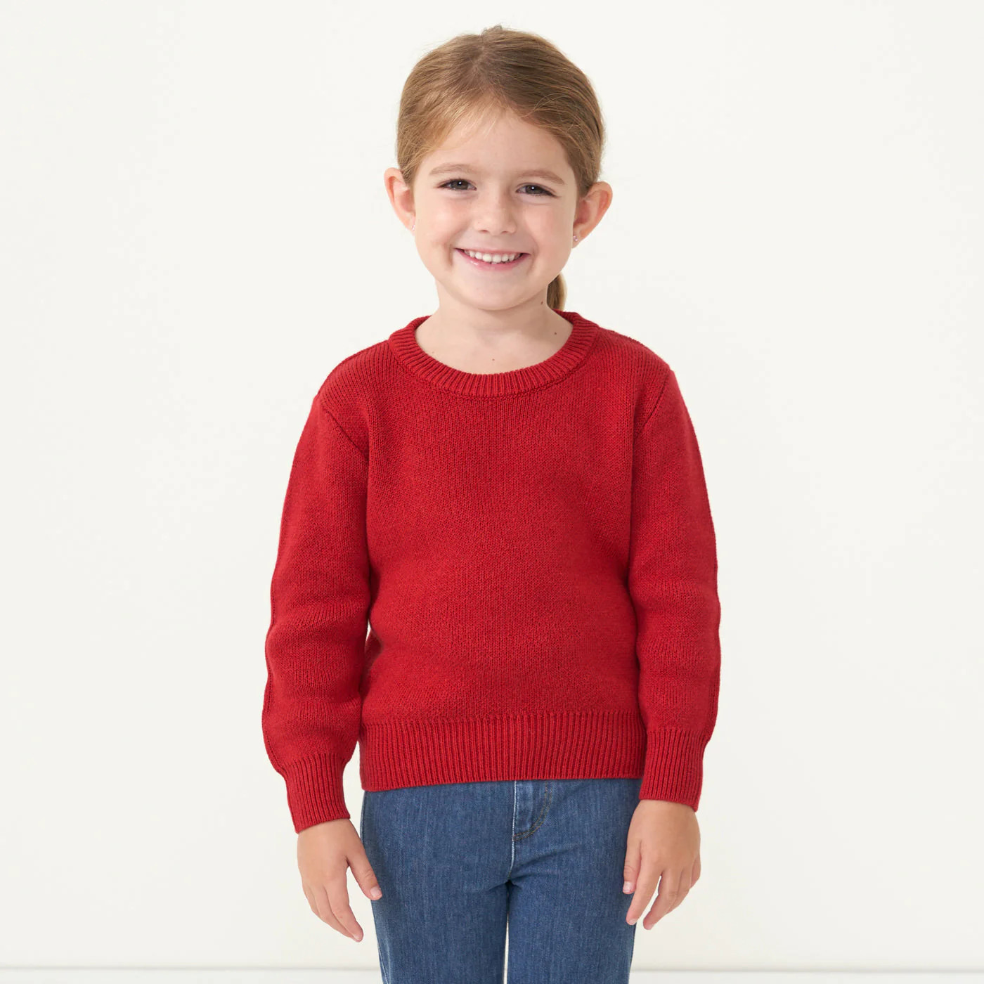 Holiday Red Knit Sweater | Little Sleepies