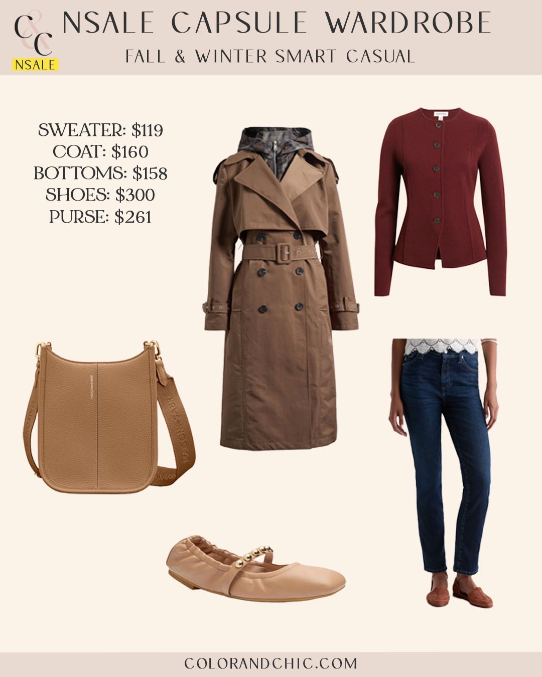 Fall and winter smart casual outfit that would be perfect for lunches or date night. All on sale for the Nordstrom anniversary! ￼

#LTKootd #LTKSeasonal #LTKSaleAlert
