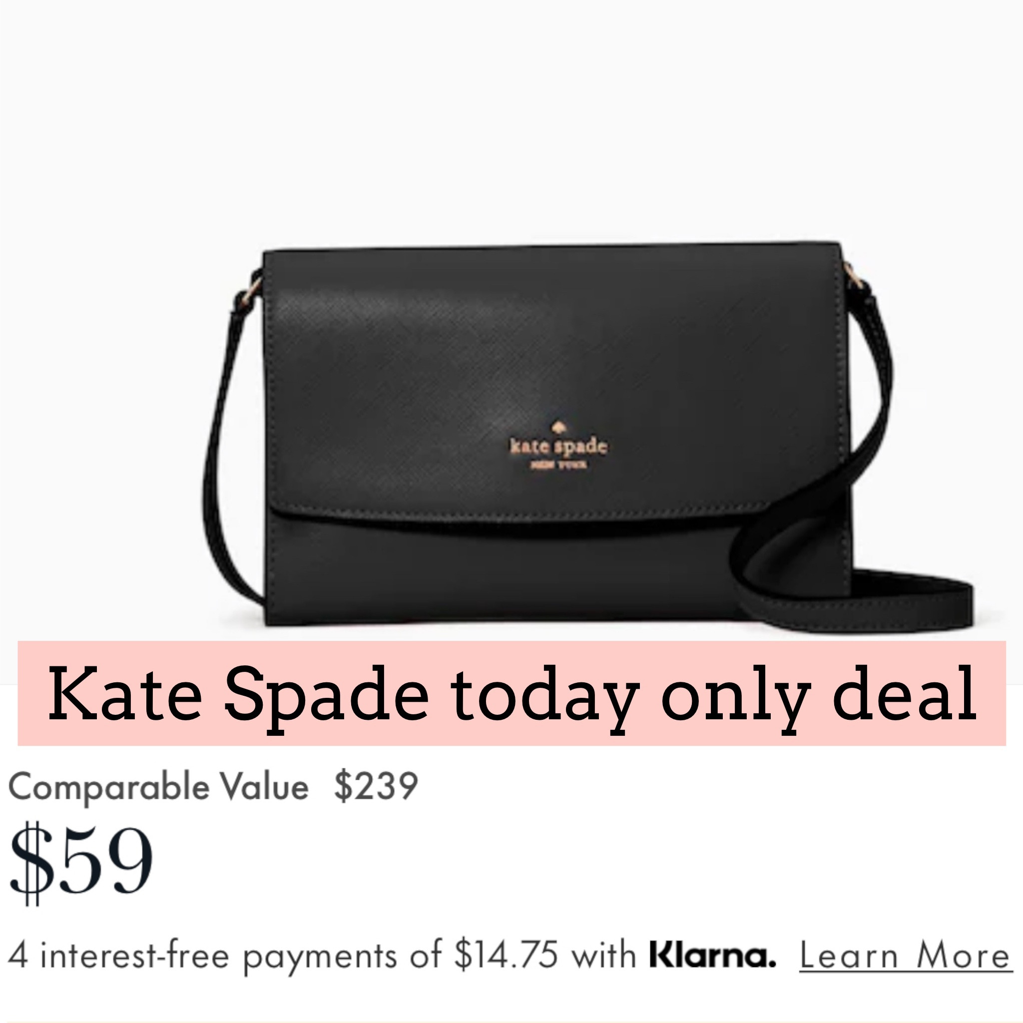 Kate spade crossbody 

#LTKitbag #LTKunder100 #LTKsalealert
