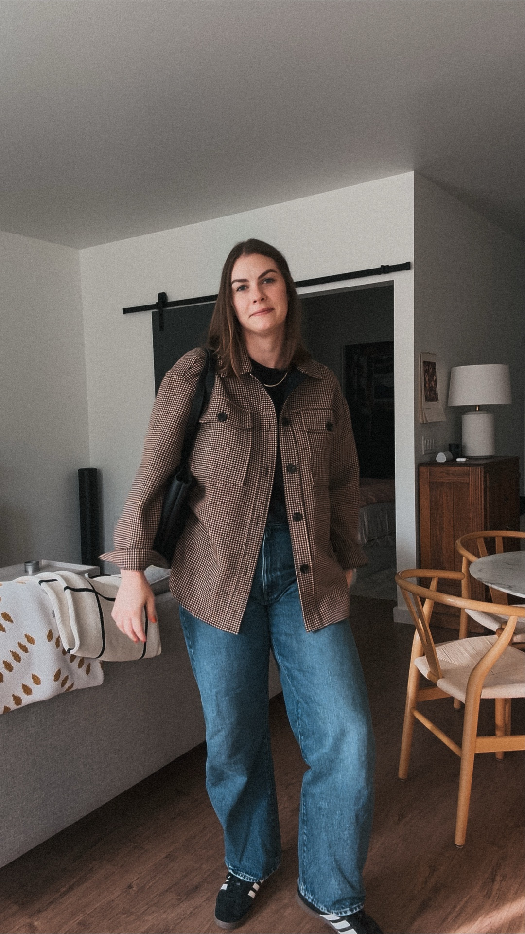I’m back in my element and feeling like me again 🫶 

#midsizefallfashion #midsizeootd #midsizeoutfits #anthropologie #madewelldenim #beckettsimonon