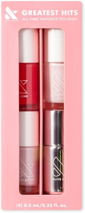 Olive & June - Juego de esmaltes de uñas más vendidos | Incluye 3 tonos de larga duración (Cac... | Amazon (US)