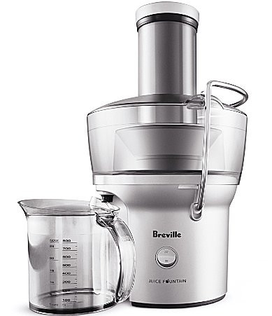 Breville The Juice FountainÂ® Compact 25 oz. Juice Jug Capacity Juicer - Chrome | Dillard's