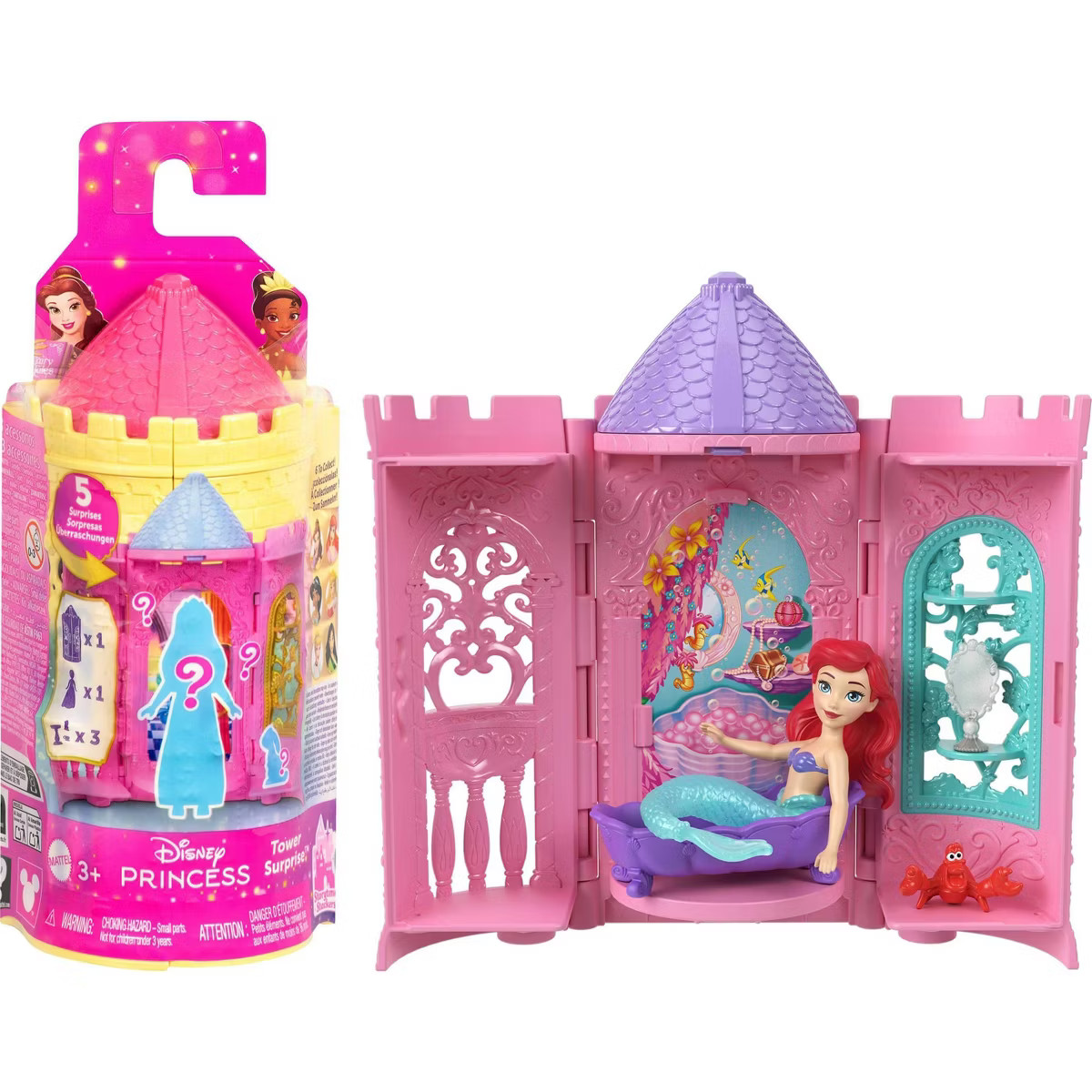 Disney Princess Tower Surprise Small Dolls and Stacking Playsets with 5 Surprises | Target