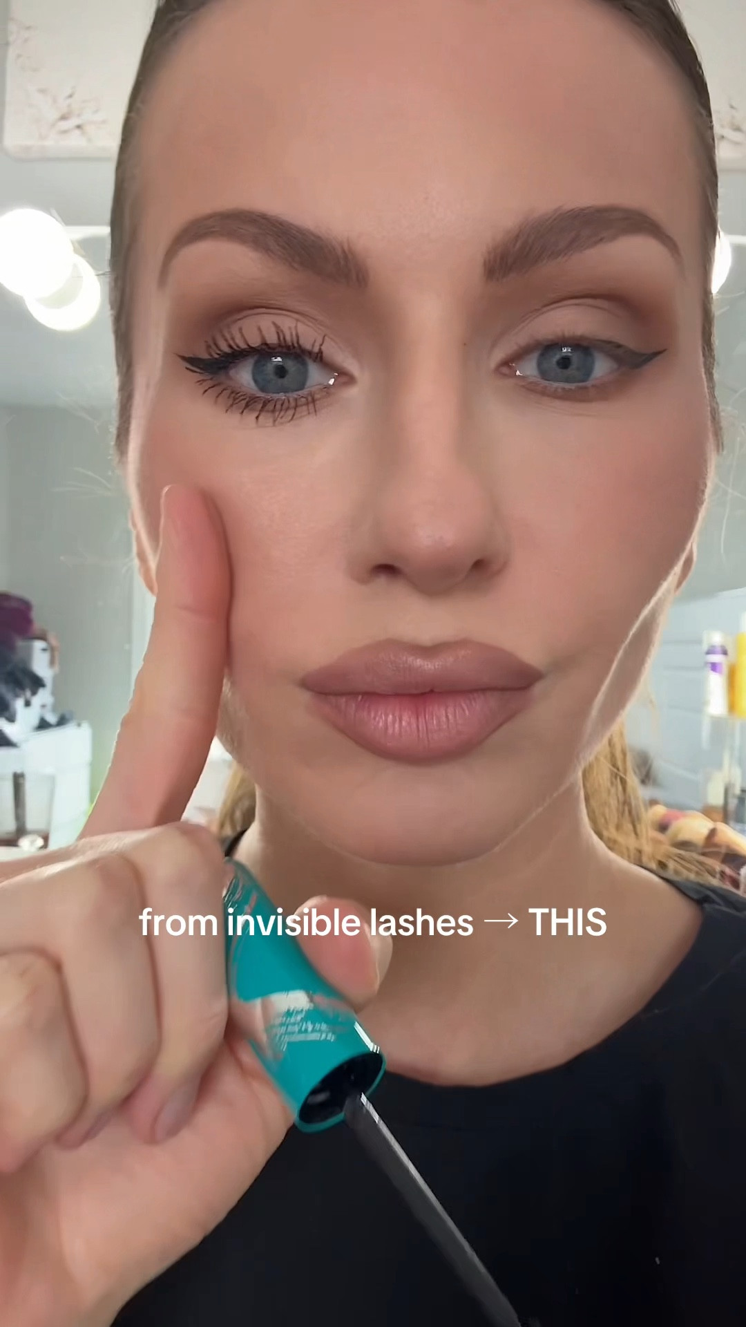 As a makeup artist… i don’t play about mascara. This one gives length, lift, and stays put for hours. 
No falsies needed. #bestmascara 

#LTKBeauty