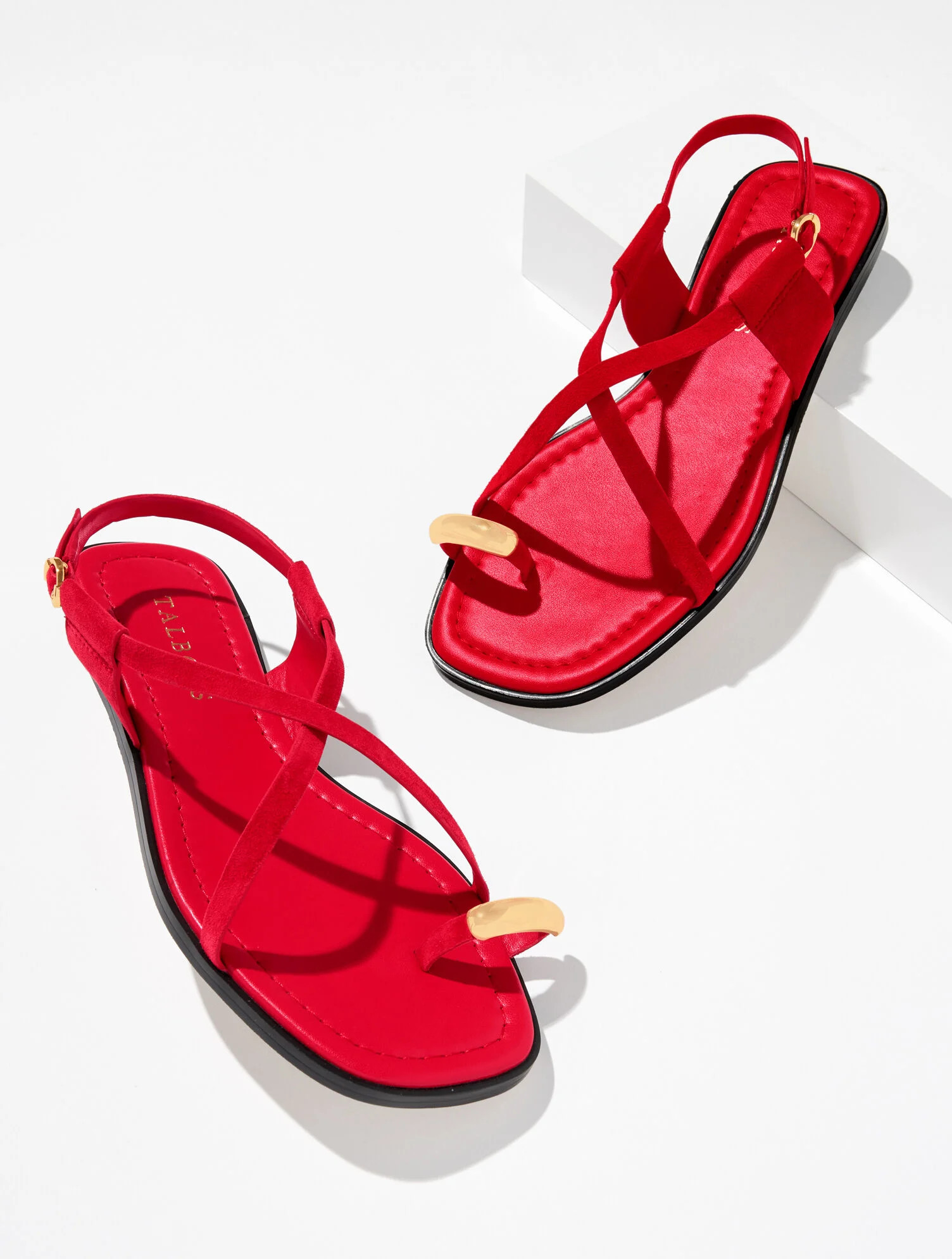 Gena Ring Suede Sandal | Talbots