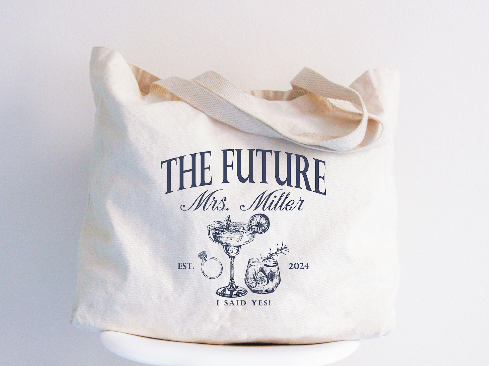 Future Mrs Tote Bag, Custom Mrs Bag, Engagement Tote Bag, Bride Canvas Bag, Engagement Gifts, Bri... | Etsy (US)