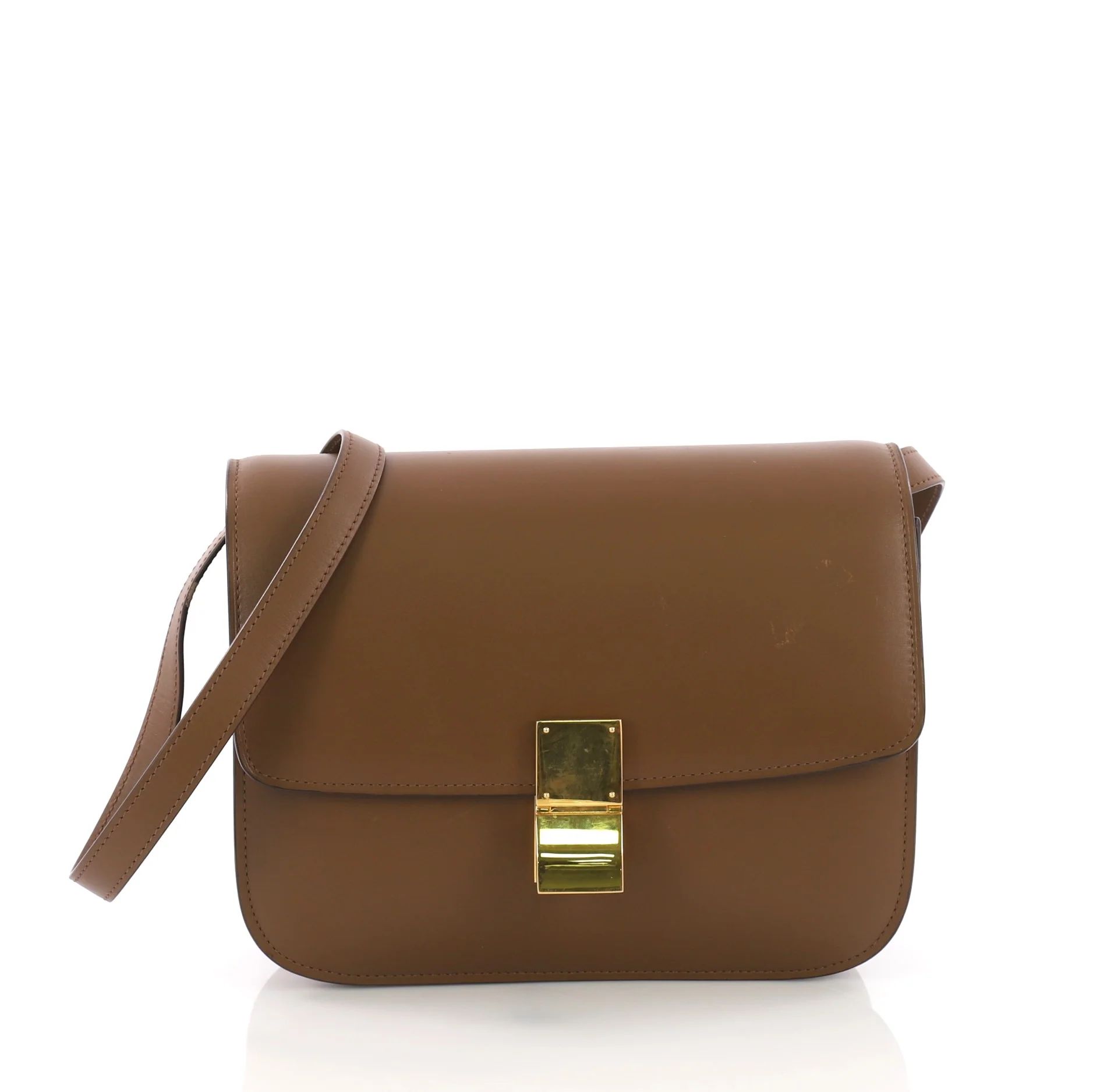 Classic Box Bag Smooth Leather Medium | Rebag